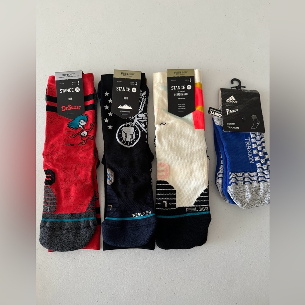 4 Pairs of Socks - Stance and Adidas